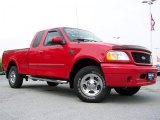 2003 Bright Red Ford F150 STX SuperCab 4x4 #29956990