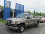 2003 Light Pewter Metallic Chevrolet Silverado 2500HD LS Regular Cab 4x4 #30036293