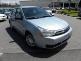 2008 Light Ice Blue Metallic Ford Focus SE Sedan #30036614