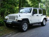 2010 Stone White Jeep Wrangler Unlimited Sahara 4x4 #30036978
