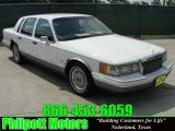 Oxford White Lincoln Town Car in 1993