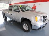 2010 Pure Silver Metallic GMC Sierra 2500HD SLE Crew Cab 4x4 #30037175