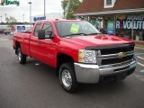 2007 Victory Red Chevrolet Silverado 2500HD LT Extended Cab 4x4 #30158176