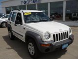 2003 Stone White Jeep Liberty Sport 4x4 #30213929