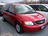 2002 Inferno Red Tinted Pearlcoat Chrysler Town & Country LX #2974072