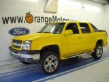 2003 Yellow Chevrolet Avalanche 1500 Z71 4x4 #30213981