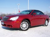 2008 Inferno Red Crystal Pearl Chrysler Sebring Touring Convertible #2974355