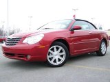 2008 Inferno Red Crystal Pearl Chrysler Sebring Limited Convertible #2974387