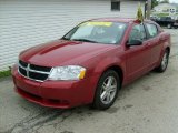 2008 Inferno Red Crystal Pearl Dodge Avenger SXT #30281075