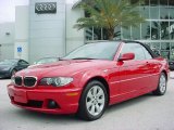 2006 Electric Red BMW 3 Series 325i Convertible #30280809