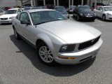 2008 Brilliant Silver Metallic Ford Mustang V6 Deluxe Coupe #30281125