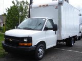 2010 Summit White Chevrolet Express Cutaway 3500 Commercial Moving Van #30280957