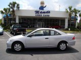 2005 Satin Silver Metallic Honda Civic Value Package Coupe #30281180