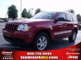 2010 Inferno Red Crystal Pearl Jeep Grand Cherokee Laredo #30280980