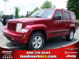 2010 Inferno Red Crystal Pearl Jeep Liberty Sport #30280983