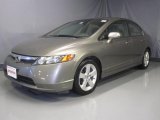 2007 Galaxy Gray Metallic Honda Civic EX Sedan #30281217