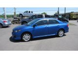 2010 Blue Streak Metallic Toyota Corolla S #30281324