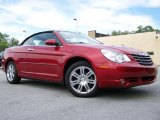 2008 Inferno Red Crystal Pearl Chrysler Sebring Limited Convertible #30330467
