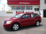 2009 Inferno Red Crystal Pearl Dodge Caliber SXT #30330503