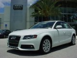 2010 Ibis White Audi A4 2.0T Sedan #30367328