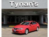 2009 Lightning Red Subaru Impreza 2.5i Premium Sedan #30367509