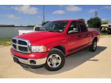 Flame Red Dodge Ram 2500 in 2003