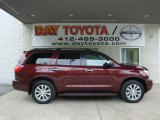2010 Cassis Red Pearl Toyota Sequoia Limited 4WD #30367406