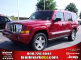 2010 Inferno Red Crystal Pearl Jeep Commander Sport #30432128