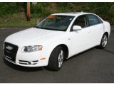 2007 Ibis White Audi A4 2.0T quattro Sedan #30431856