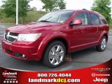 2010 Inferno Red Crystal Pearl Coat Dodge Journey SXT #30432134