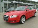 2007 Brilliant Red Audi A4 2.0T quattro Sedan #30432153