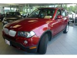 2009 Vermillion Red Metallic BMW X3 xDrive30i #30432021