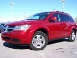 2009 Inferno Red Crystal Pearl Dodge Journey SXT #2974392