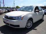 2009 White Suede Ford Focus SE Sedan #30431928