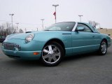 2002 Thunderbird Blue Ford Thunderbird Deluxe Roadster #2974318