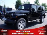 2010 Black Jeep Wrangler Unlimited Sahara 4x4 #30432122