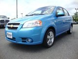2007 Bright Blue Chevrolet Aveo LS Sedan #30484795