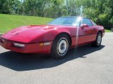 1987 Bright Red Chevrolet Corvette Coupe #30484647
