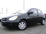 2008 Ebony Black Hyundai Accent SE Coupe #2974197