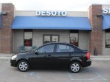 2009 Ebony Black Hyundai Accent GLS 4 Door #30484852