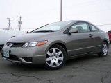 2008 Galaxy Gray Metallic Honda Civic LX Coupe #2974194