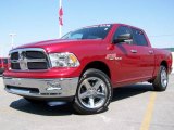 2009 Inferno Red Crystal Pearl Dodge Ram 1500 SLT Crew Cab 4x4 #2974446