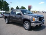 2010 Carbon Black Metallic GMC Sierra 1500 SLT Crew Cab 4x4 #30484604