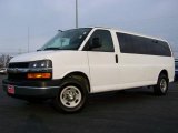2008 Summit White Chevrolet Express EXT LS 3500 Passenger Van #2974003