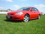 2010 Victory Red Chevrolet Impala LS #30543719