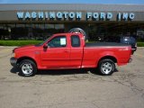 2002 Bright Red Ford F150 FX4 SuperCab 4x4 #30544122
