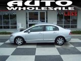 2009 Alabaster Silver Metallic Honda Civic LX Sedan #30544178