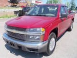 2005 Victory Red Chevrolet Colorado Z71 Extended Cab #30543802