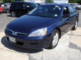 2007 Royal Blue Pearl Honda Accord EX-L Sedan #30598627