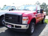 2010 Vermillion Red Ford F250 Super Duty XL Regular Cab 4x4 #30616227